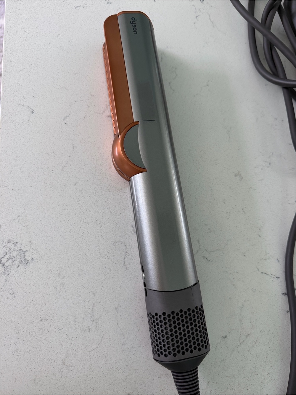Dyson Airstrait Hair Dryer/Straightener in One Silver and Copper